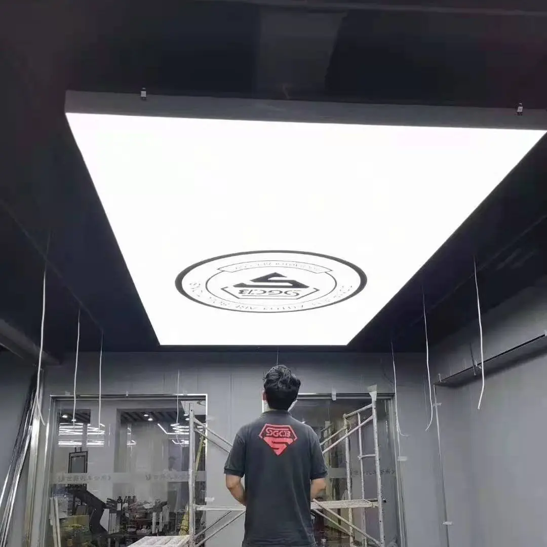 

Professional Drawing Design And Custom Logo Led Ceiling Panels Fixtures For The Car Polishing And Coating Booth