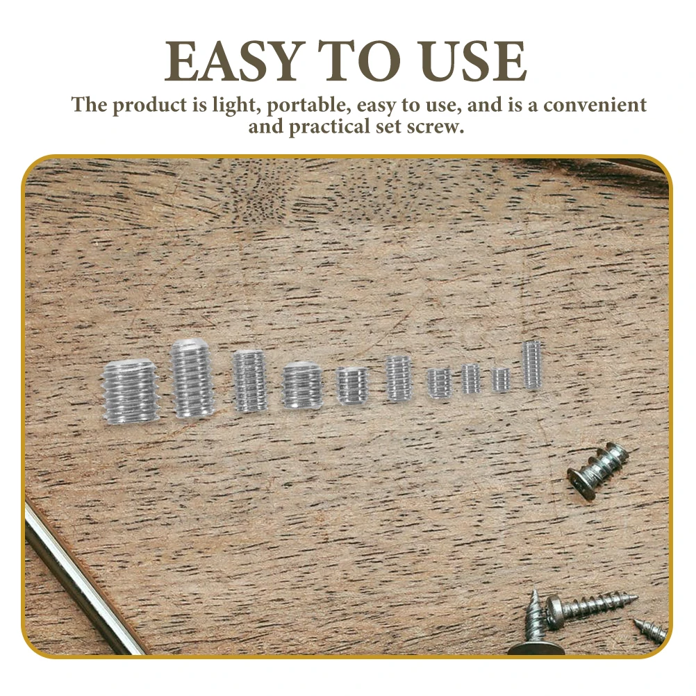

200pcs Stainless Steel Screw Set M8 Socket Cap Screws for Door H les Bathrooms Furniture Assemblies Small Metal screws