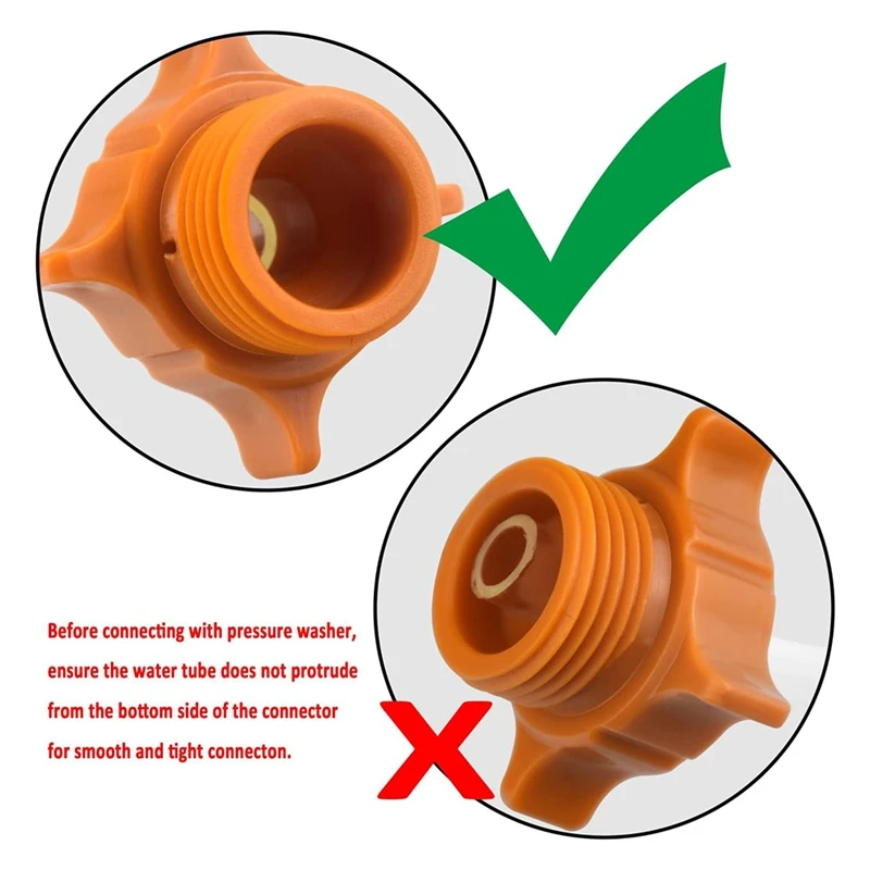 Juego de 2 adaptadores de tapa de botella WA4038 para adaptador de tapa de botella Worx Hydroshot-WA4038 para 60044335   Tapa de botella para lavadora a presión