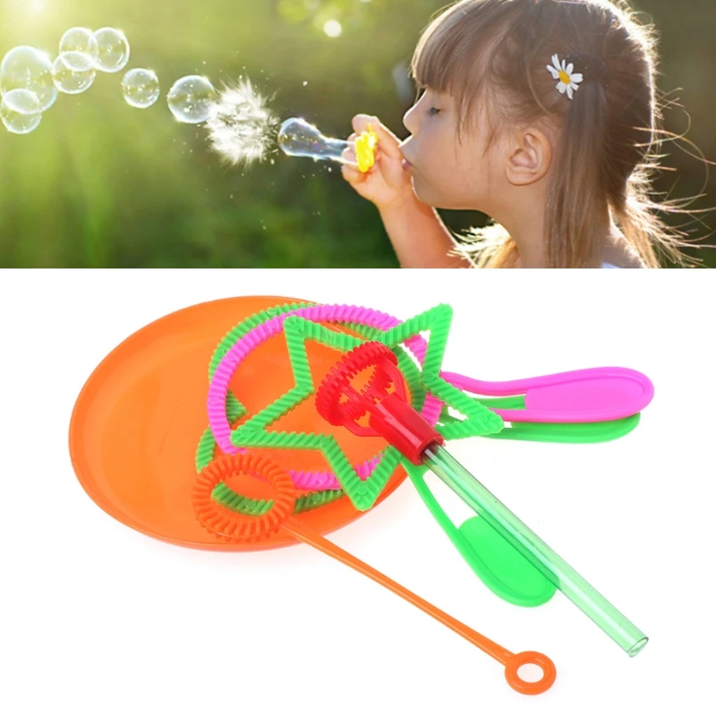 6 stuks voor Bubble Maker Bubble Wand Speelgoed voor kinderen 3/4/5 Zomeractiviteit