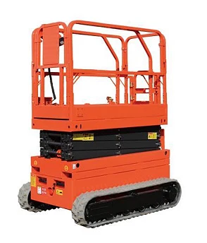 320 KG 12 Meters Wheeled Self Propelled Mini Scissor Lift Aerial Elevating Work Platform