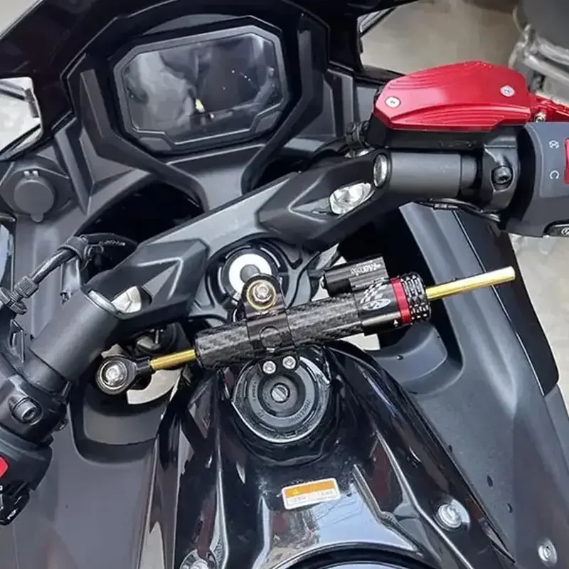 รถจักรยานยนต์อลูมิเนียมพวงมาลัยStabilizer DamperชุดยึดสําหรับKAWASAKI NINJA650 NINJA 650 2017-2021 Ninja