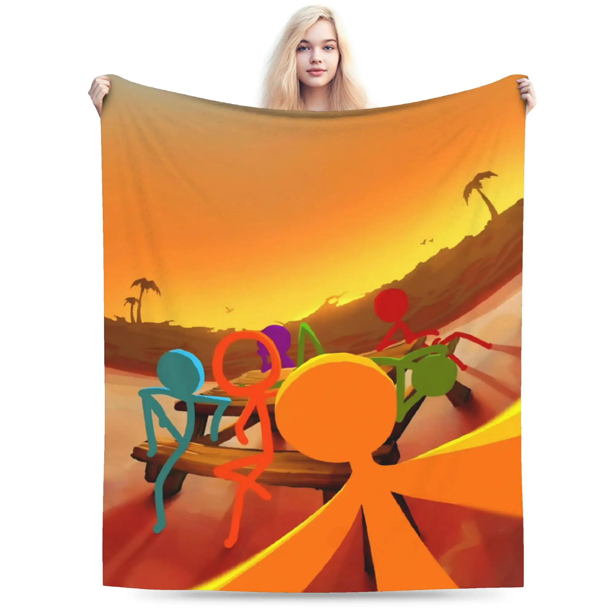Alan Becker  Blankets Flannel  Relax Super Soft Throw Blanket for Bed Bedspreads
