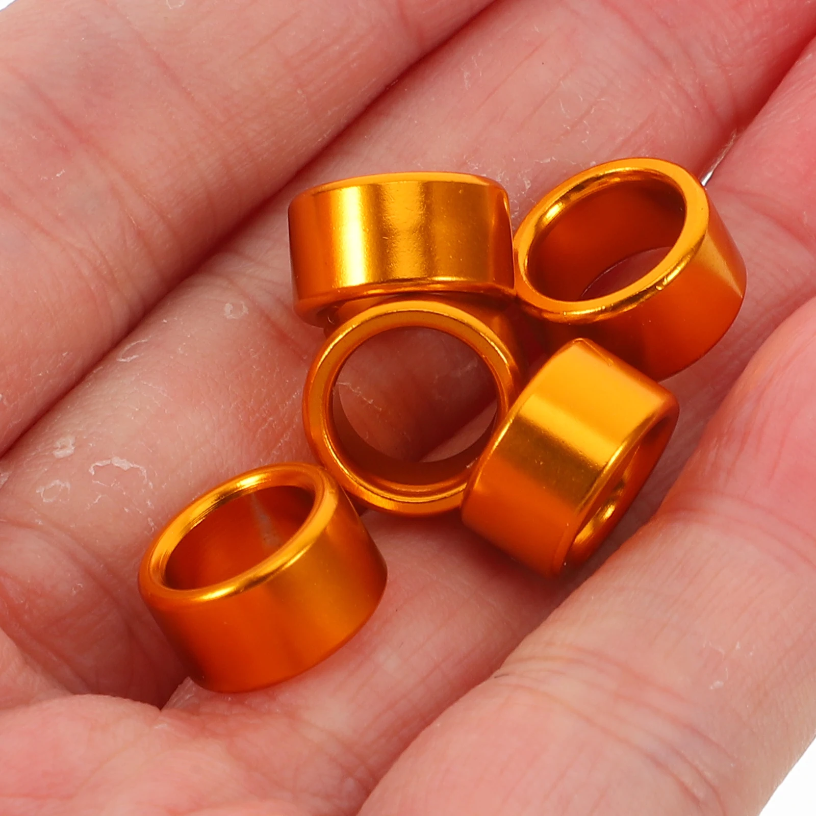 

10 Pcs Golden Aluminium Pigeon Leg Rings for Identification B Foot Accessories Comfortable Reusable pigeon foot rings
