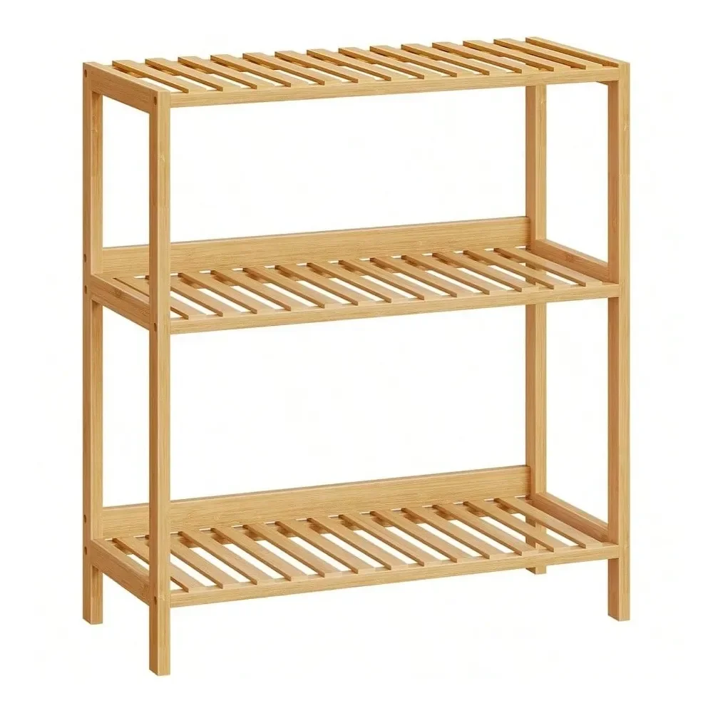 Garage Shelving Storage Shelf Shelves Shelf, 3 Tier Freestanding Shelving Unit, Multifunctional Storage Rack With Back Panel, 23