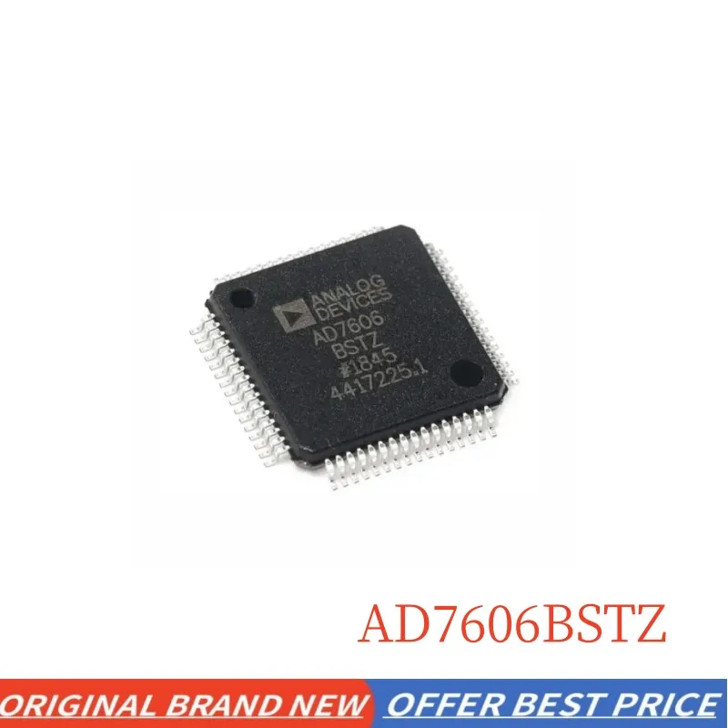 New Original Authentic AD7606BSTZ AD7606 BSTZ LQFP-64 8-Channel Single ADC SAR 200ksps 16-bit Parallel/Serial