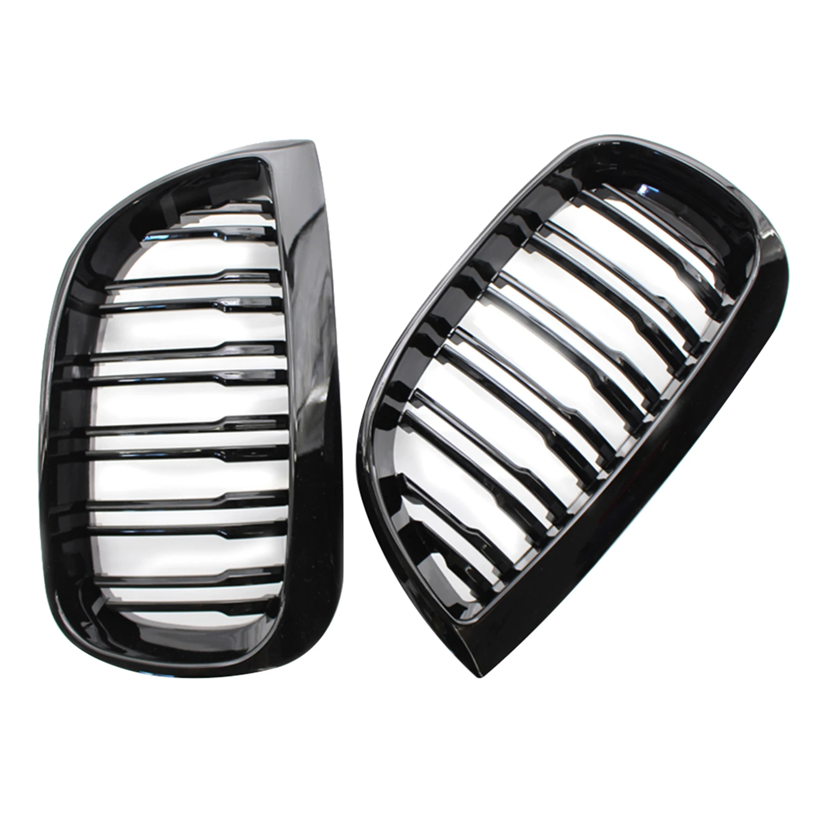 

Pair Front Grille Grills Replacement for BMW 1 Series E81 E87 2004-2007 Car Styling Racing Grills