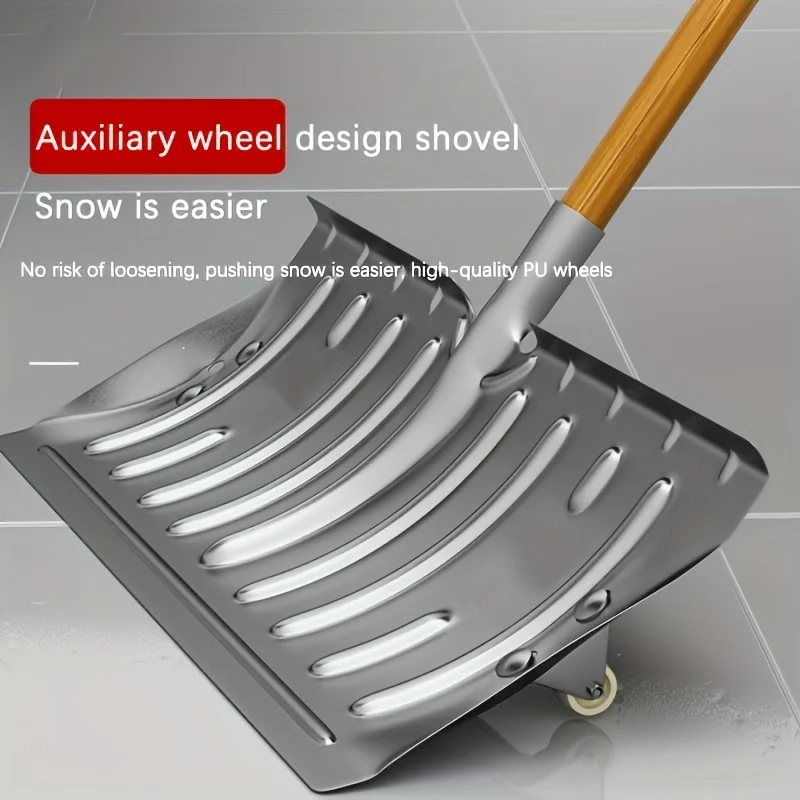 

Насадка для лопаты для уборки снега, прямая замена, усиленная, для снегоуборочной лопаты, для уборки снега с террасы, двора, сада, дороги, дома