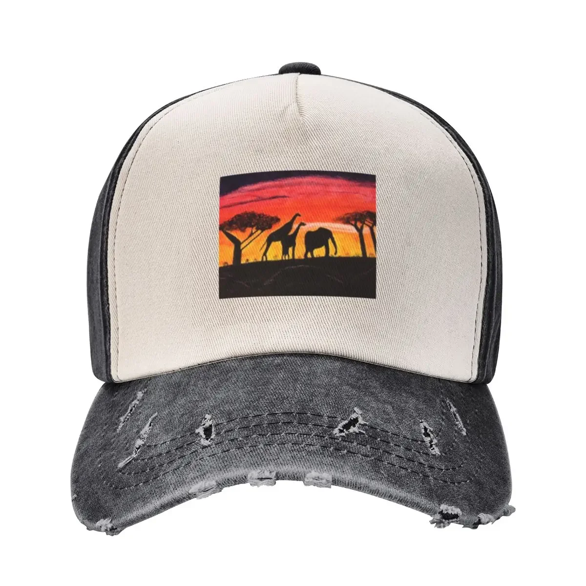 Safari SunsetCap Baseball Cap Snap Back Hat western Hat Brand Man cap Mens Hats Women's