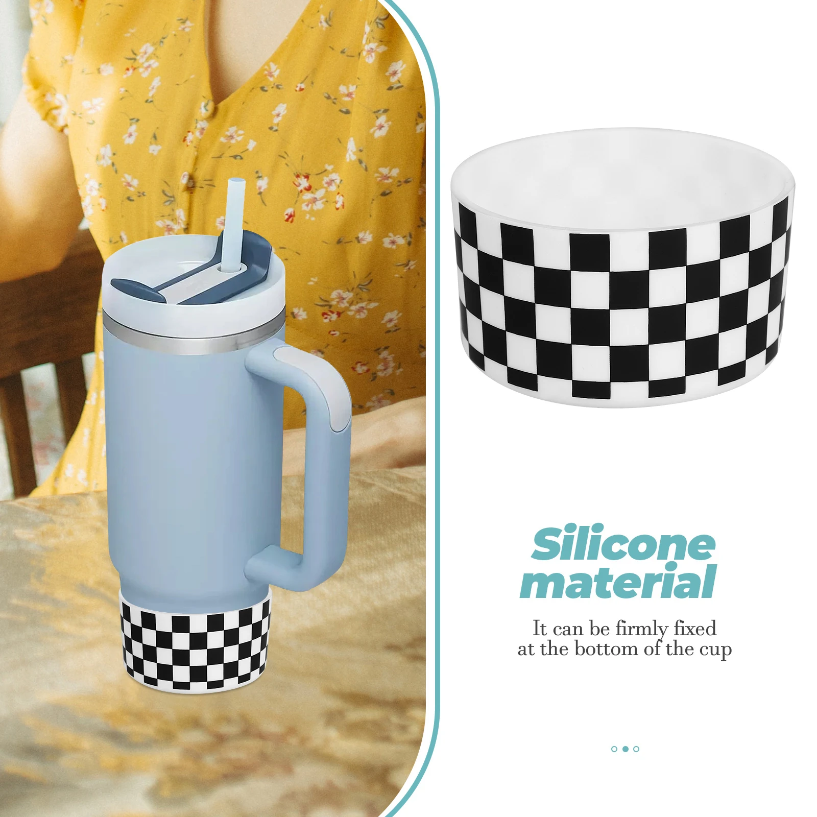 

Water Bottle Bottom Silicone Boot Sleeve Protective Cover Lightweight Durable Bottle Boot Sleeve for Stainless Steel Tumbler