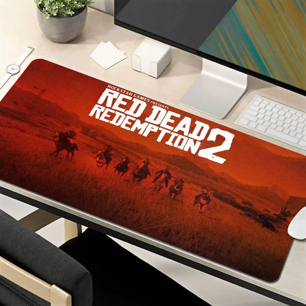 

Red Dead Redemption 2 Gaming Keyboard Mouse Pad Pc Gamer Girl Desk Mat Xxl Anime Cute Mausepad Computer Accessories Mousepad