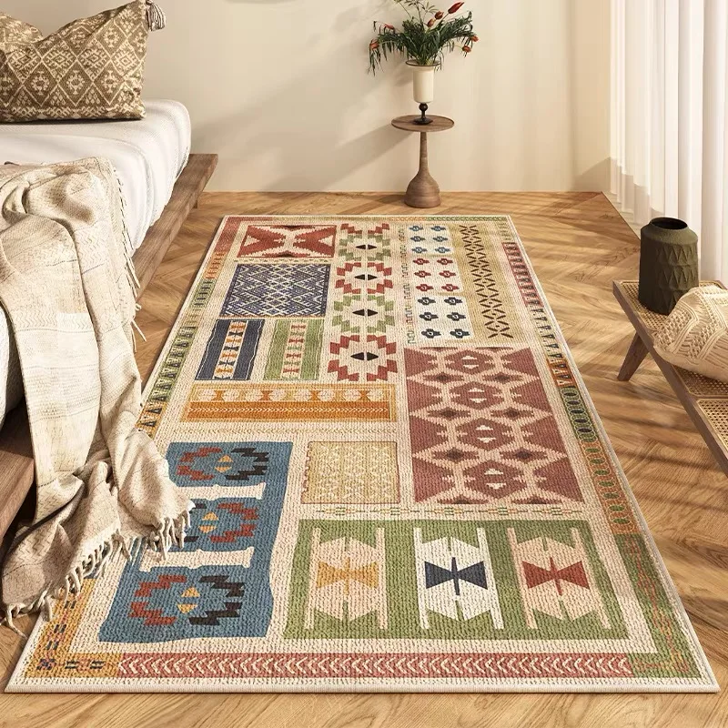 

VIKAMA Carpets, Premium Bohemian Bedside Carpets, Bedroom Bedside Carpets, Turkish Bay Window Carpets, Home Decoration