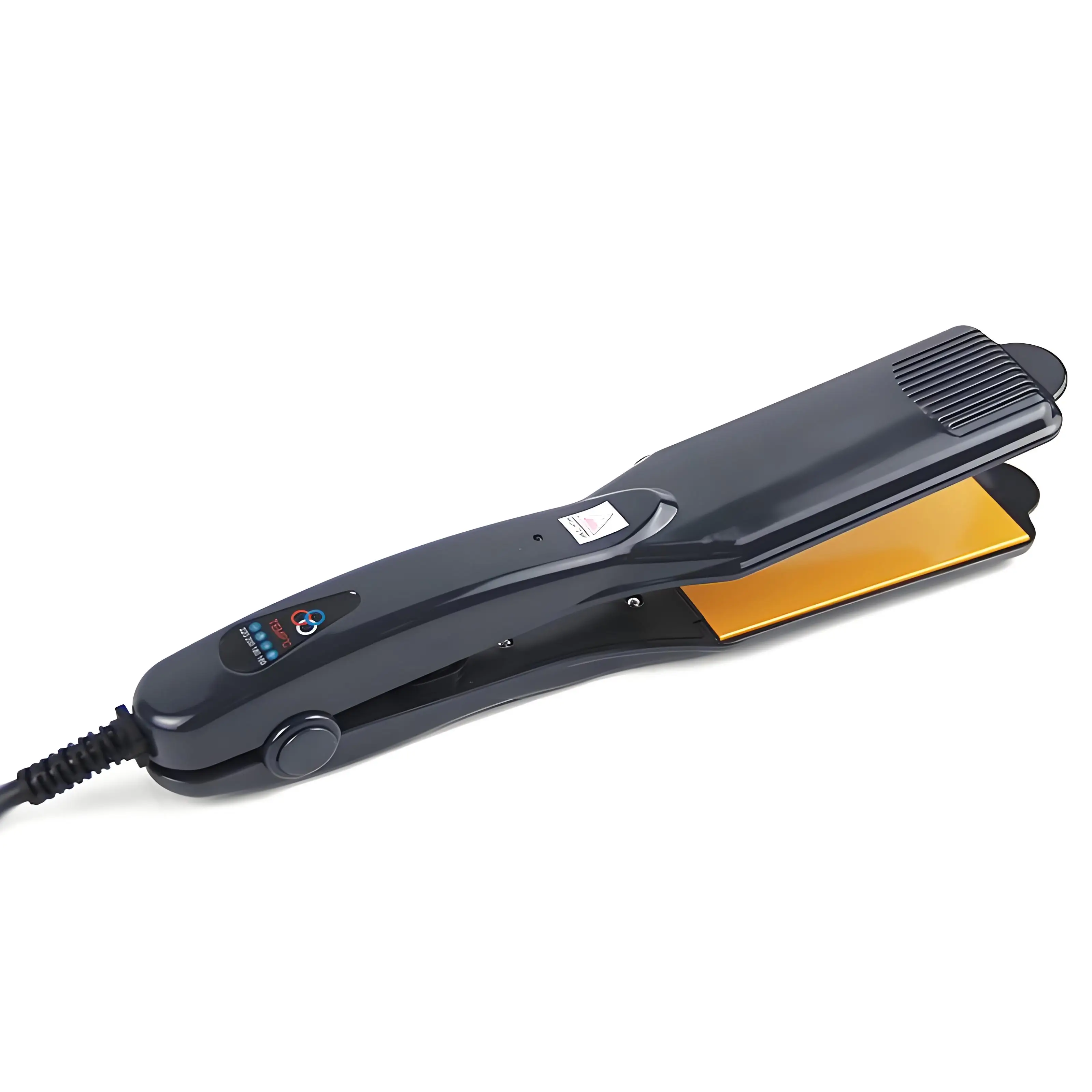 Professional Hair Straightener สี่เกียร์ผมเหล็กแบนเซรามิคเคลือบแผ่นความร้อนผม Straightening Iron จัดแต่งทรงผมเครื่องมือ