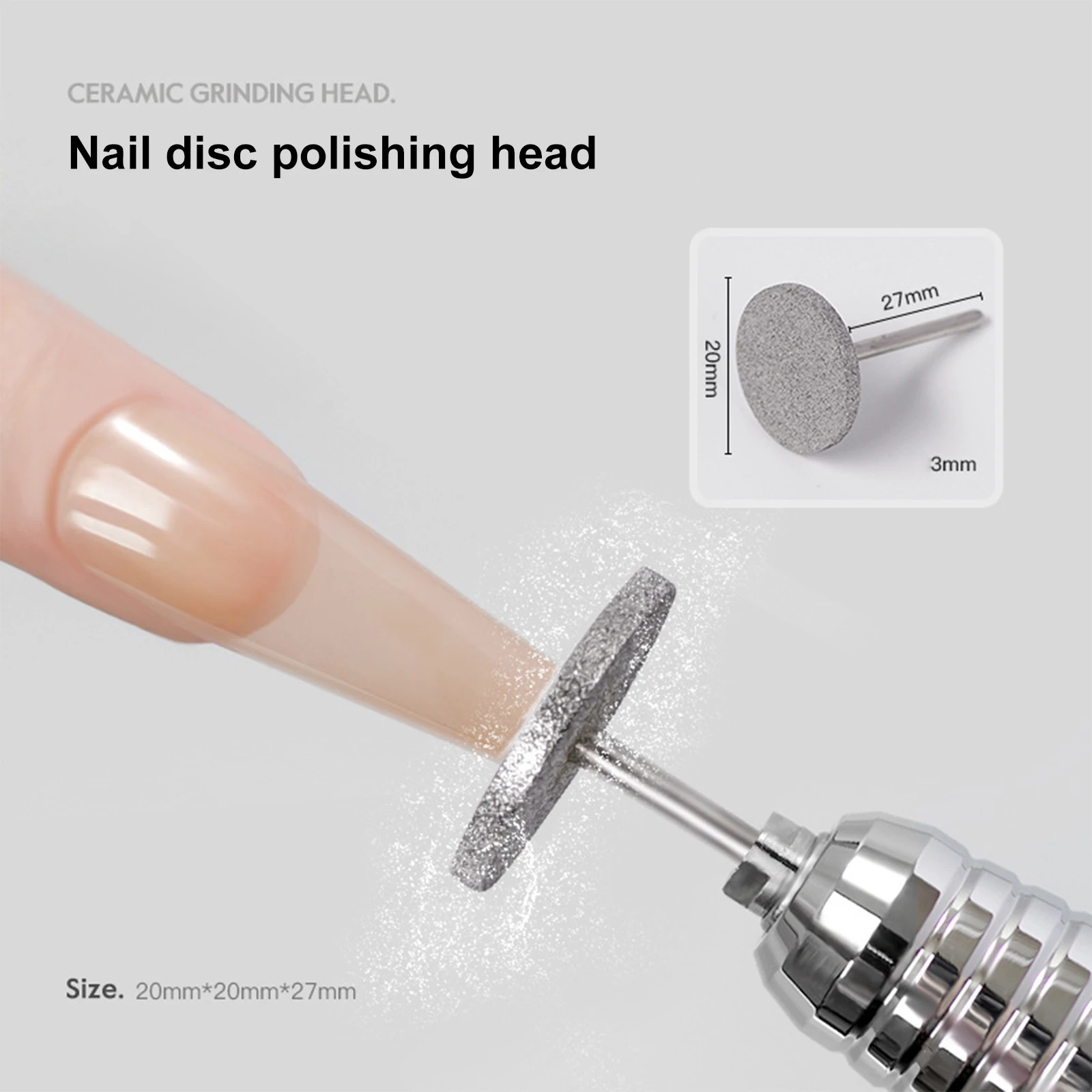 Brocas de metal diamante para pedicure e pedicure, Bit de disco para calos de pele morta Arquivo elétrico do pé Removedor de calos para salão de unhas