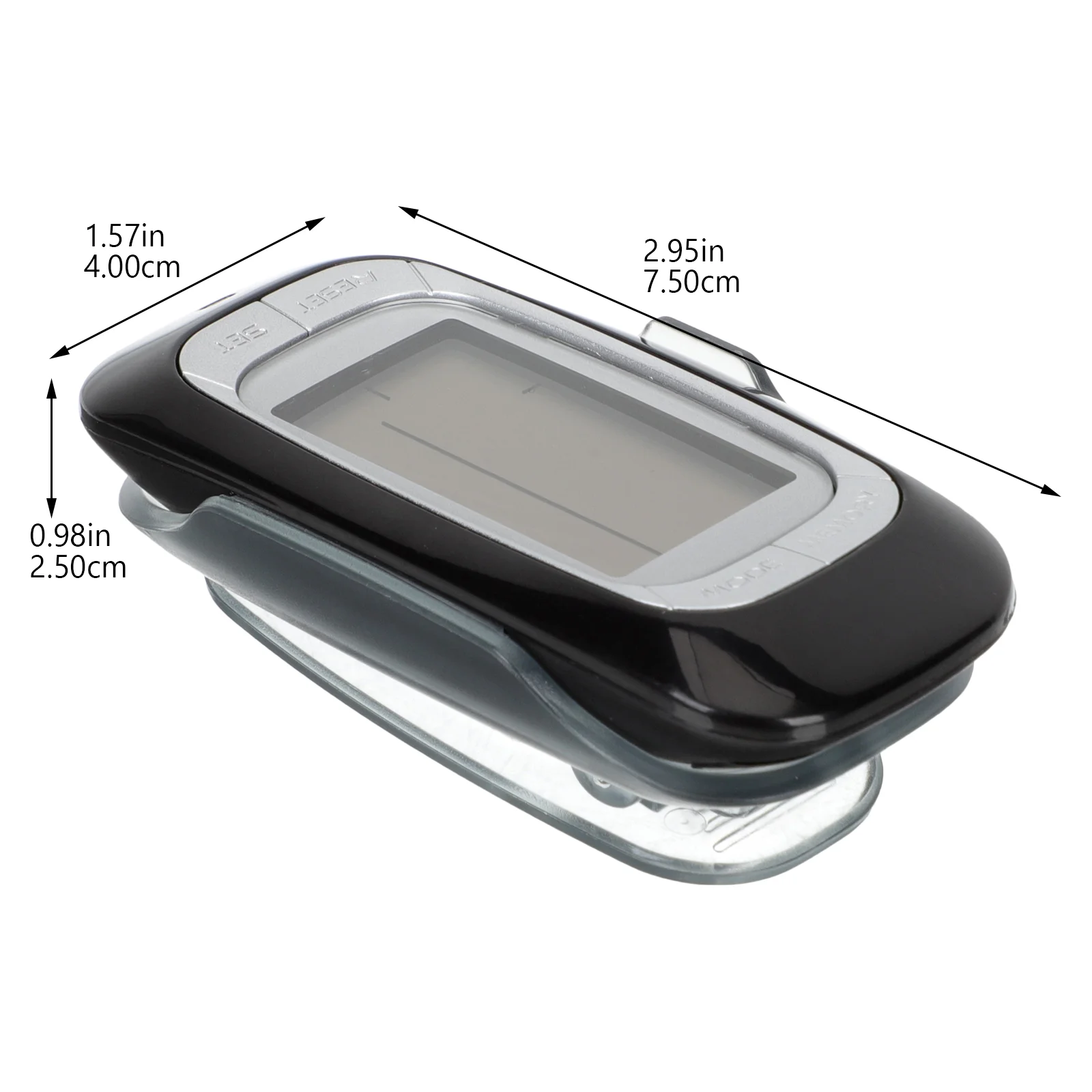 3d Pedometer Convenient Climbing Step Counter Multifunctional Passometer Portable Walking Creative for Fitness