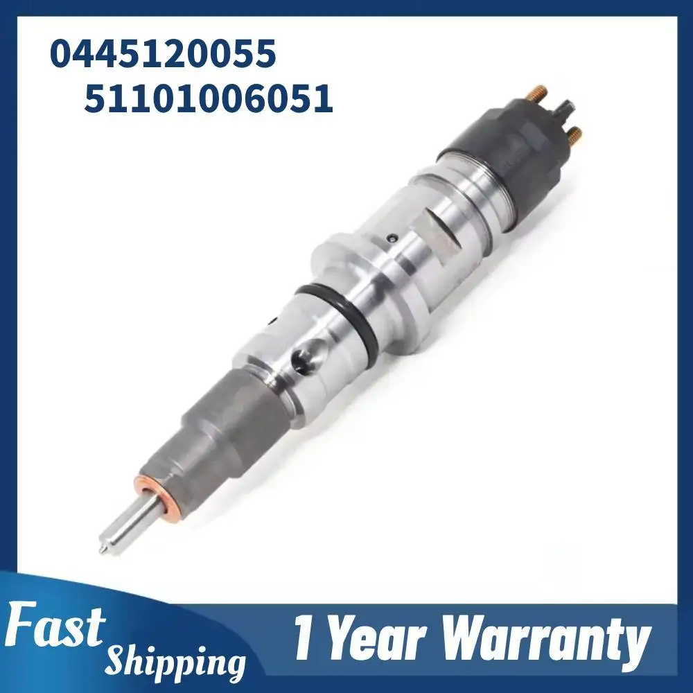 Diesel Fuel Injector Assy 0445120055 51101006051 For MAN TGA TGL TGM Truck Engine