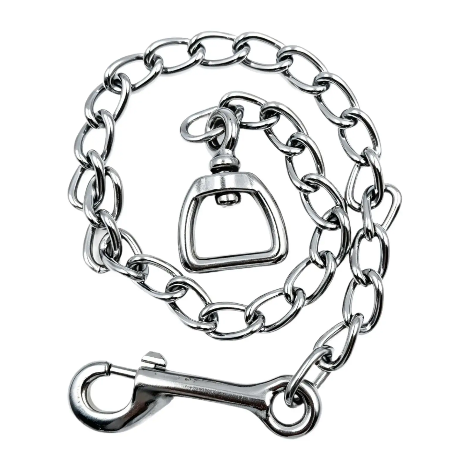 Lead Rope Quick Connect Bolt Snap Horse Chain Studing Attachment for Training Equipment Stable Use