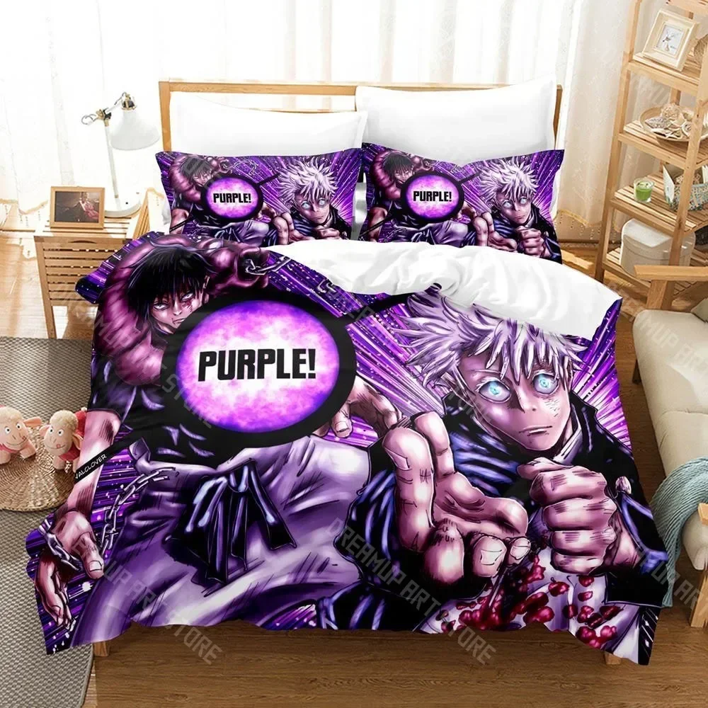 Exquisite 3D Print Toji Fushiguro Jujutsu Kaisen Bedding Set Single Twin Full Queen King Size Bed Set Aldult Kid Bedroom Duvetco
