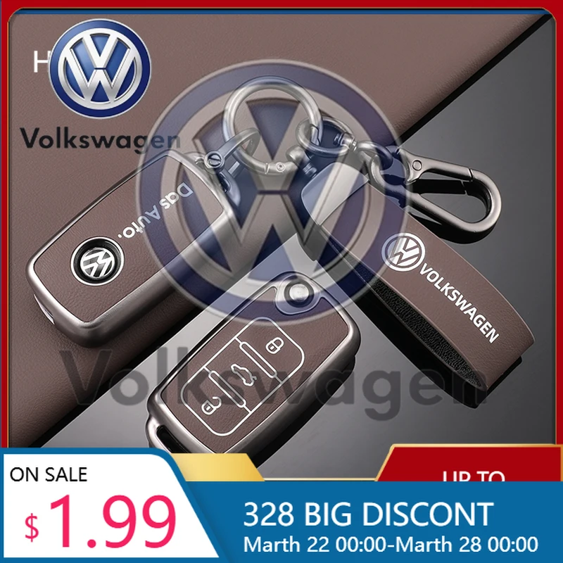

Декоративные наклейки для автомобиля, кожаный чехол для ключа с дистанционным управлением для Volkswagen VW Polo Golf Passat Tiguan