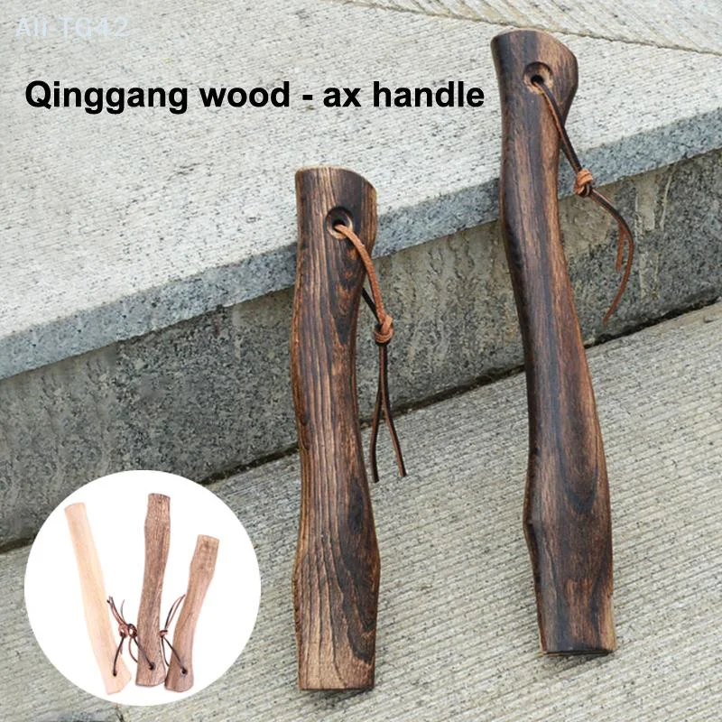 pogyrt Sturdy Solid Wood Short Axe Handle Replacements For Garden Tools And Outdoor Use Handmade Axe Handle Parts