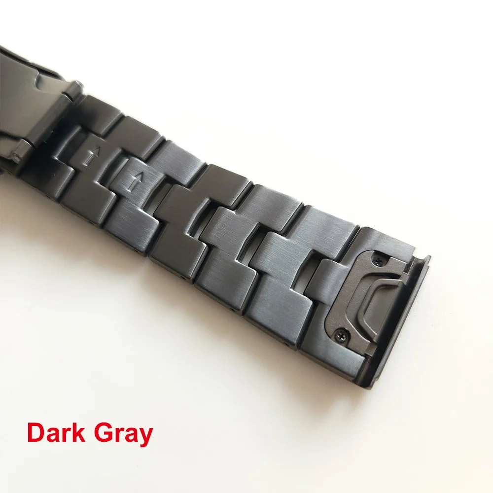 Correa de reloj de titanio QuickFit 26mm para Garmin Fenix 7X 7 6 6X Pro 5X Plus Mk2 correa de Metal 22mm Epix Gen 2 MARQ 955 D2 G1 pulsera