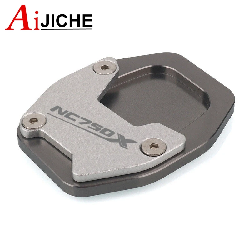 دراجة نارية CNC مسنده حامل جانبي تمديد المكبر الوسادة ل NC750X NC 750X NC750 X 2021 2022 2023 #3