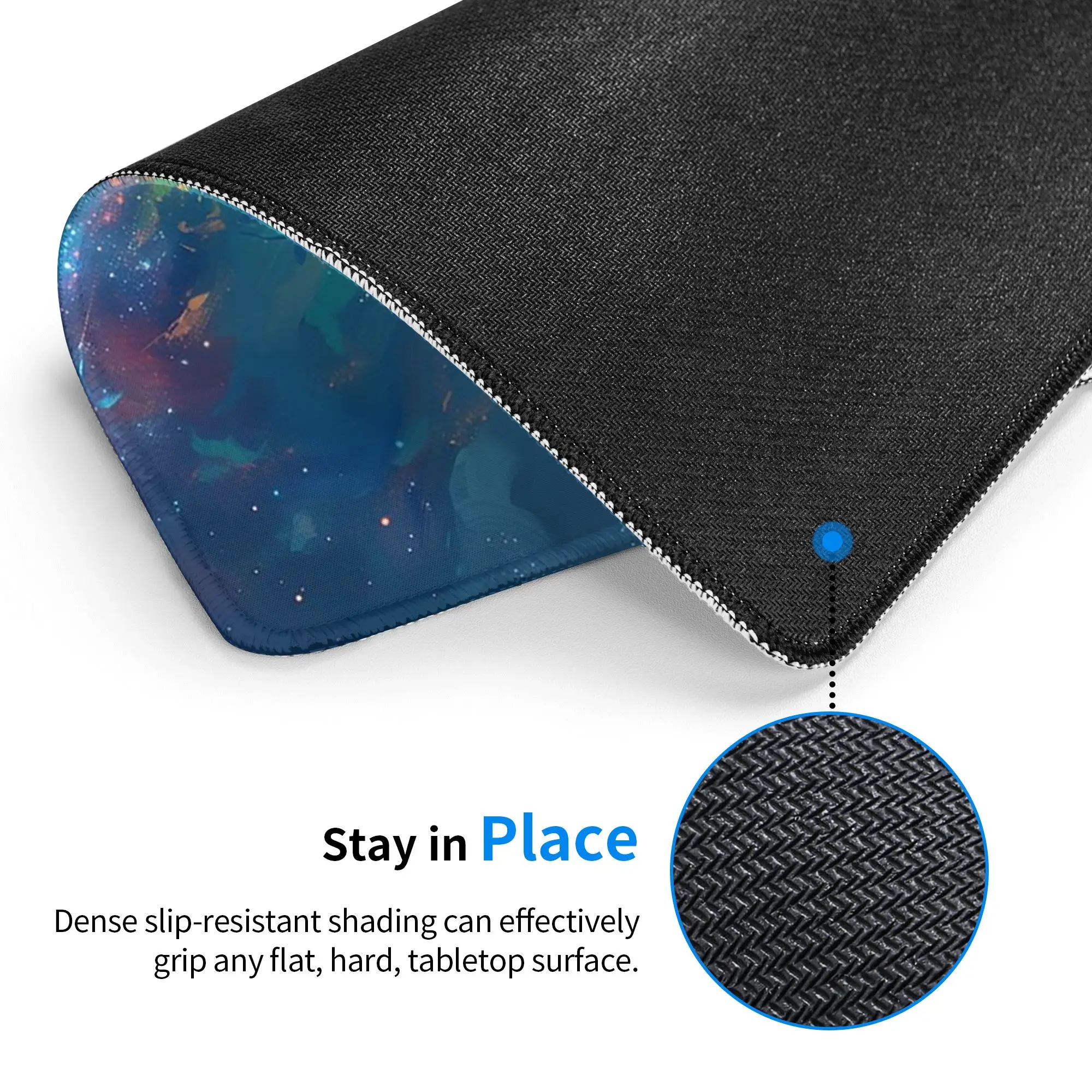 Starry Night Sailboat On The Sea Mouse Pad Computer Keyboard Mouse Mat Gamer PC Laptop Desk Mat Office Accessories Table Mats
