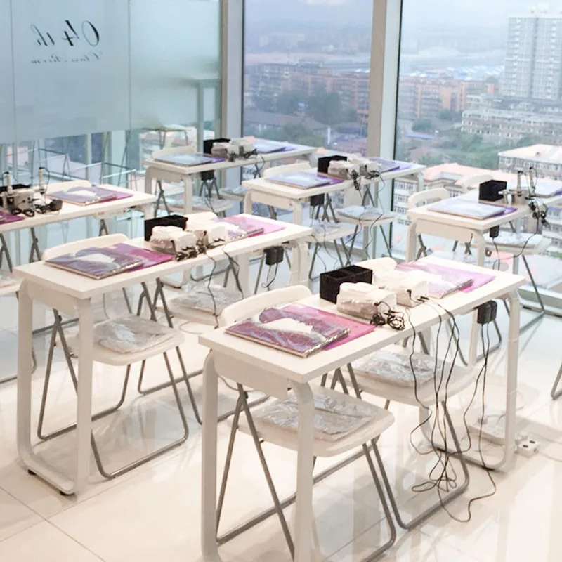 Staff training table Long Conference Student tutoring desk Simple single double education Training combination