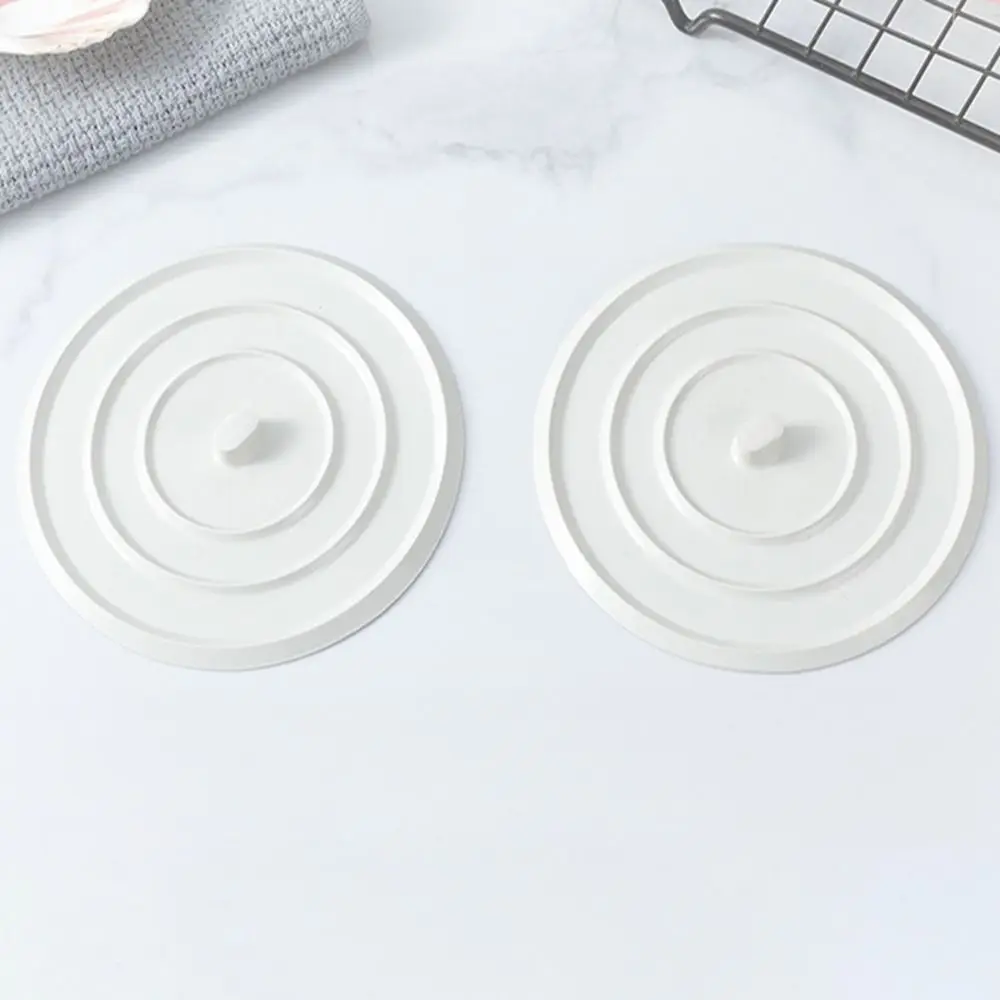 11cm Large Silicone Bathtub Stopper Leakage-proof Drain Cover Sink Hair Stopper Tub Flat Plug Stopper Bathroom Accessories