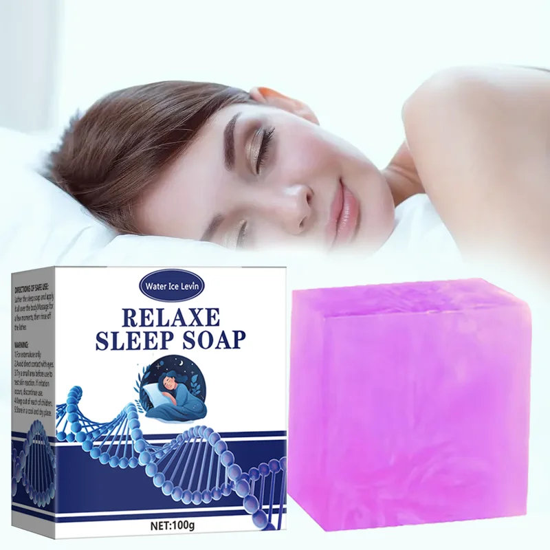 Lavender sleep soap, improve sleep, whitening, underarm legs, body cleansing, whitening, face soap, skin rejuvenation care