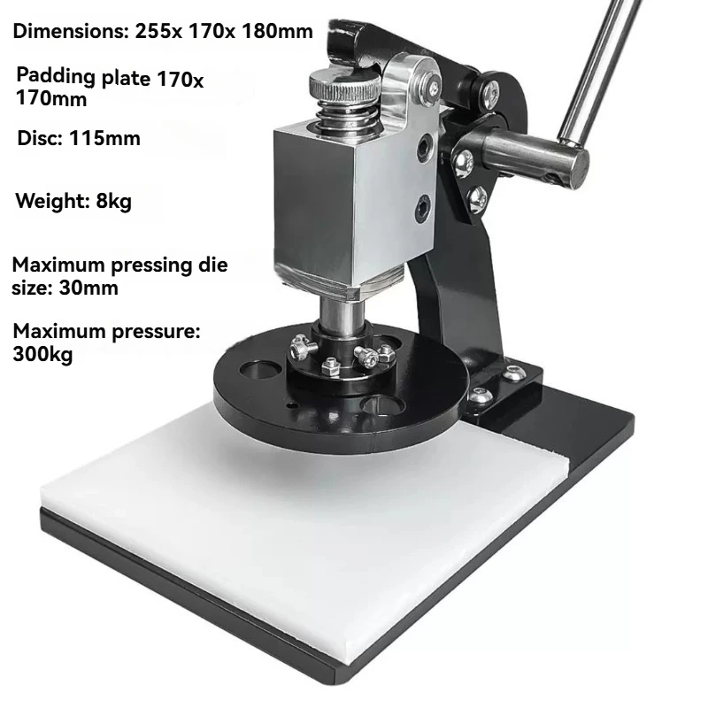 Manual Die Cutting Machine, Die Stamping Machine, Small Handmade Leather Fabric Sample Special Cutting and Punching Machine