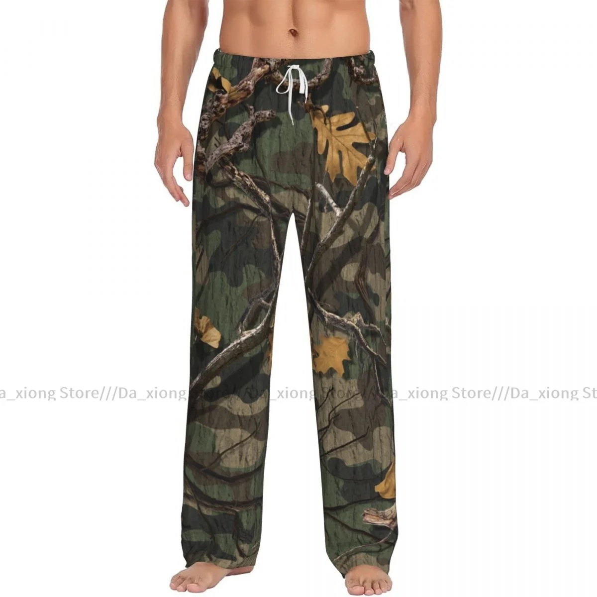 Men Sleep Bottoms Male Lounge Trousers Men's Camouflage Leave Pajama Pants