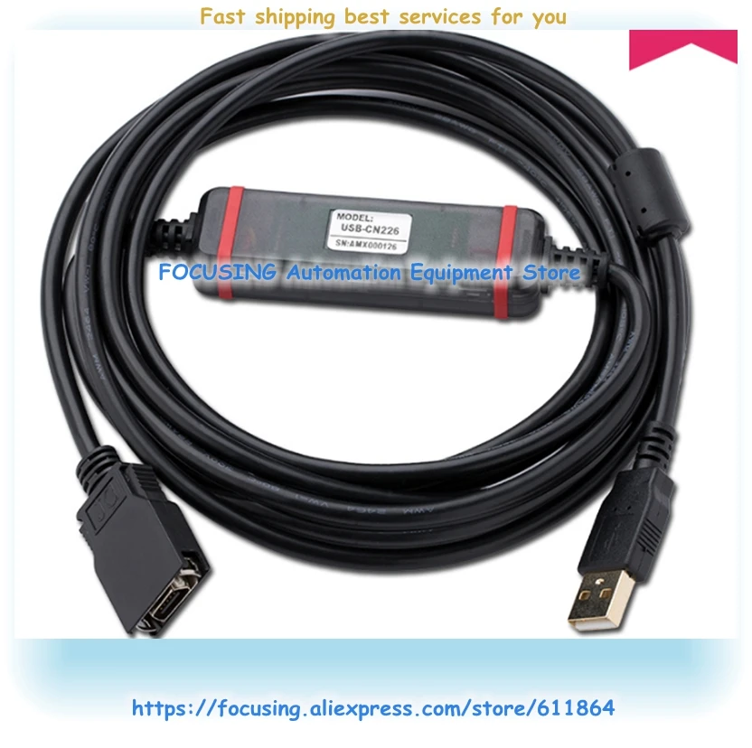 CS/CJ/CQM1H CPM2C PLC Program Cable Download Cable USB-CN226