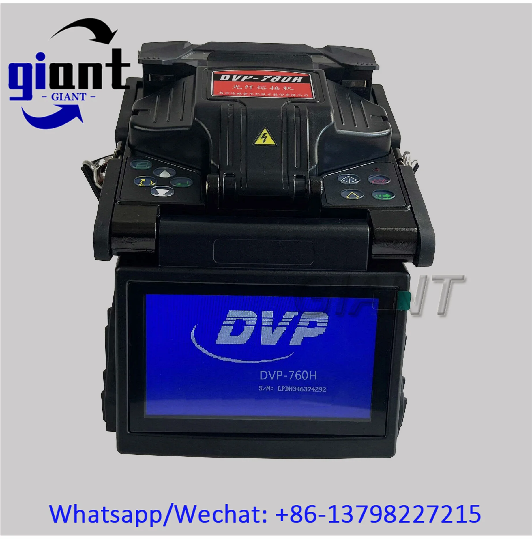 Multi-Language Fiber Optic Welding Splicing Machine Original DVP-760H Mini FTTx Optical Fiber Fusion Splicer Machine