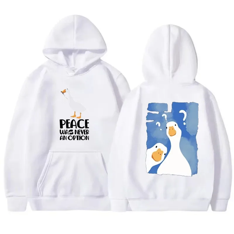 Fashion Male and female couples Cute duck print Hoodie Casual Hoodies Pullovers Sweatshirts Men\'s Top  Color Hoodies Sweatshirt