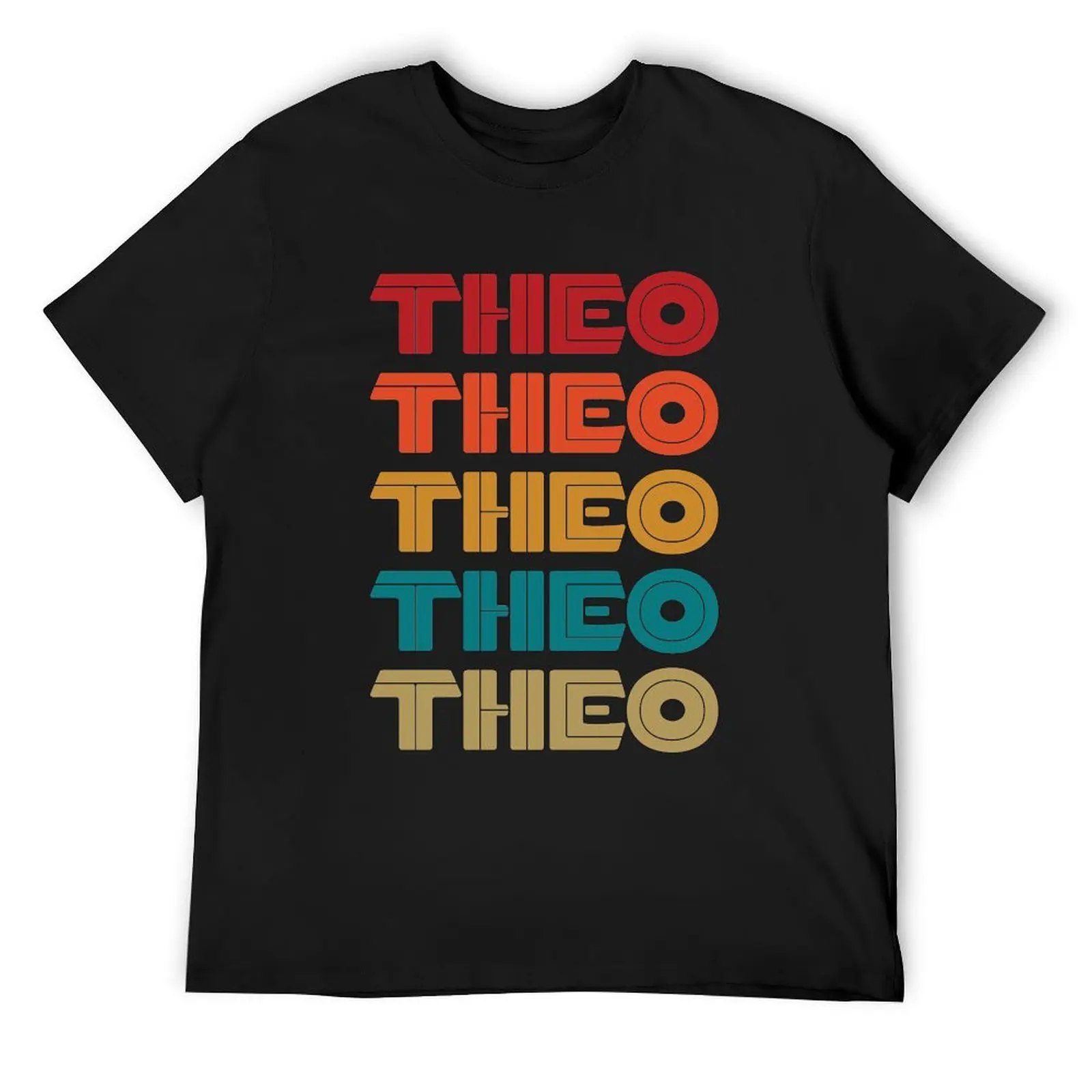 

Theo Name T-Shirt cute clothes luxury t-shirt anime shirt cotton man t-shirts T-shirt men