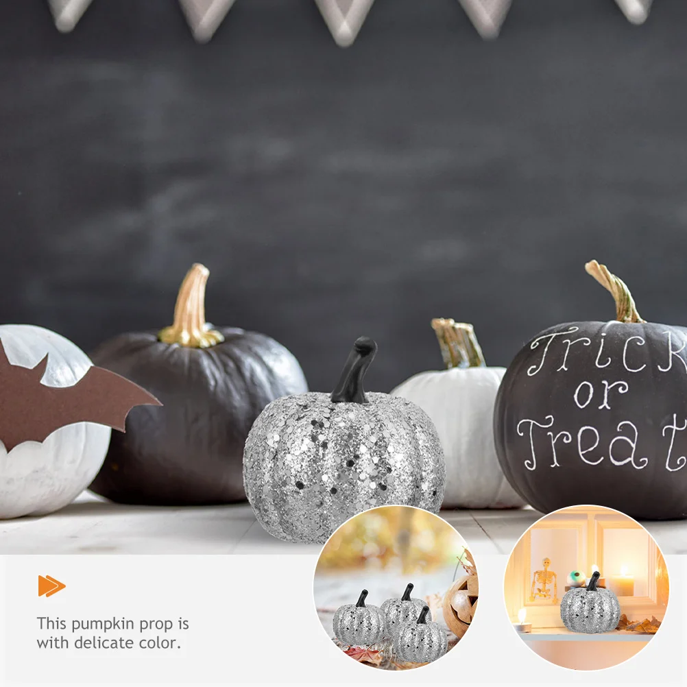 

10Pcs Simulation Pumpkin Halloween Decoration Props Foams Materials Delicate Color Unforgettable Party Decor Gift