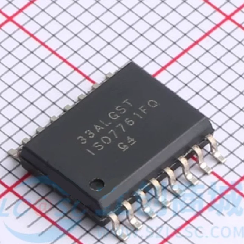 Isolators ISO7761FQDWRQ1 CAN Digital Isolator 5000Vrms 6 Channel 100Mbps 85kV/µs CMTI 16-SOIC (0.295