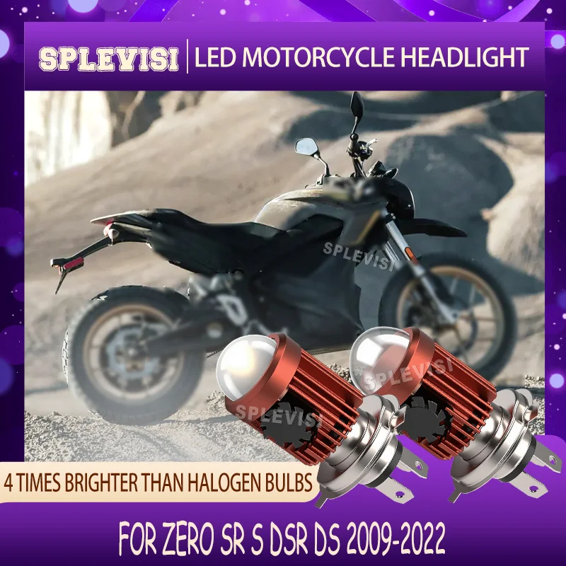

1/2pcs 3000K Yellow 6000K White LED Motorcycle Headlight Bulb For Zero SR S DSR DS 2009 2010 2011 2012 2013 2014 2015 2016-2022