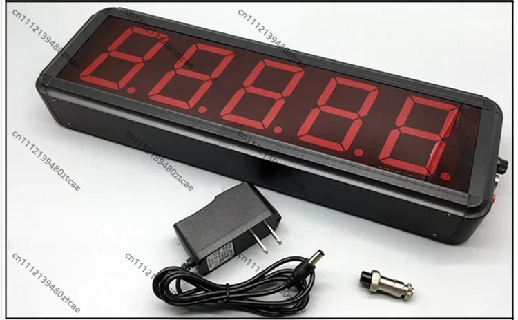 Digital Counter Led Counter with Infrared Sensor 4in Red Number Display Counts 3/4/5/6 Bit Counter for Conveyor Belts 100-240V