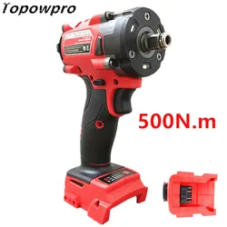 Electric Cordless Wrench Brushless Screwdriver Compatible For Milwaukee M18 Battery Drill Service Tool Car Truck Repair