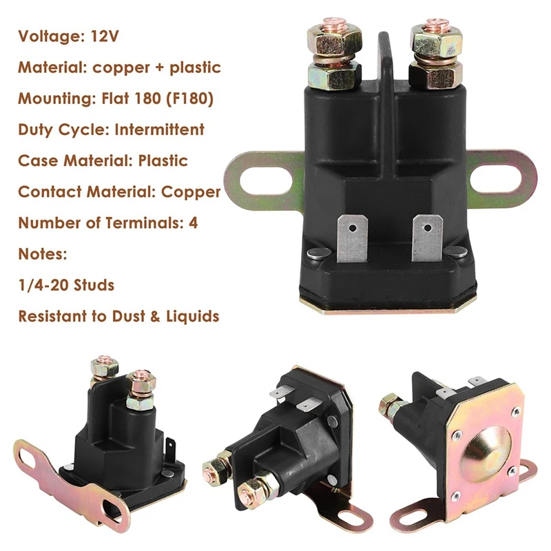 Starter Solenoid Relay MTD 725-04439 862-1211-211-16 4 Terminal For Utility Vehicle ATV Snowmobile AM138068