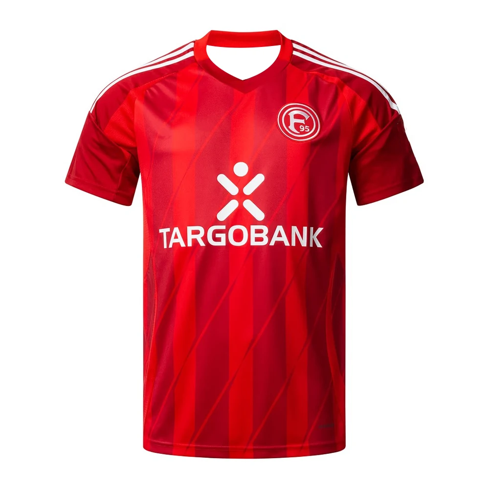 

2025 Mens Dusseldorf 3D Printing Short Sleeve Football Shirt Youth Kids Training Soccer Uniform Breathable Unisex Jersey 25-26