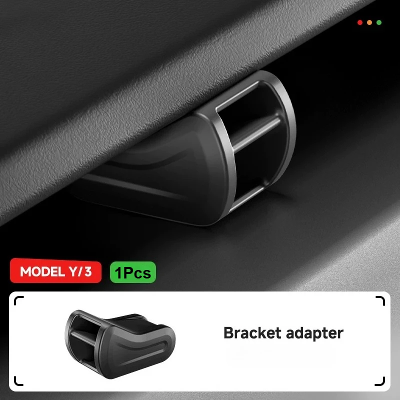 Air Vent Freshener Adapter for Tesla Model 3/Y/YL 2021-2026 Silicone Compatible with Most Vent Clip Air Fresheners Just Clips
