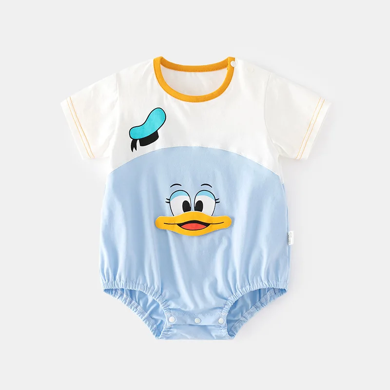 

Летние тонкие ромперы для малышей, ромперы-треугольники с коротким рукавом, летний комбинезон для новорожденных