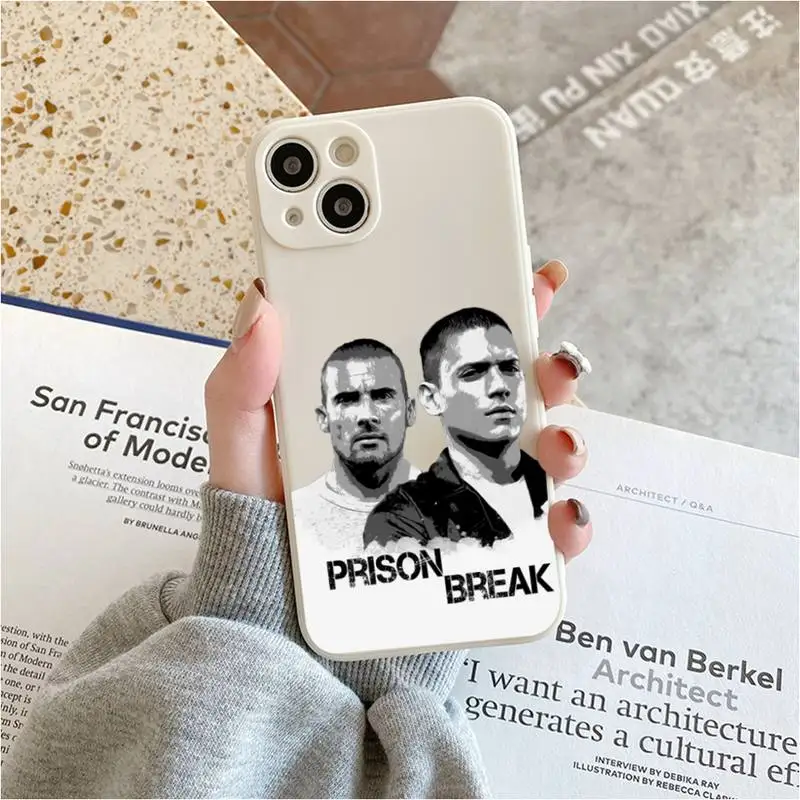 Prison Break Phone Case For Iphone 7 8 Plus X Xr Xs 11 12 13 Se2020 Mini Mobile Iphones 14 Pro Max Case