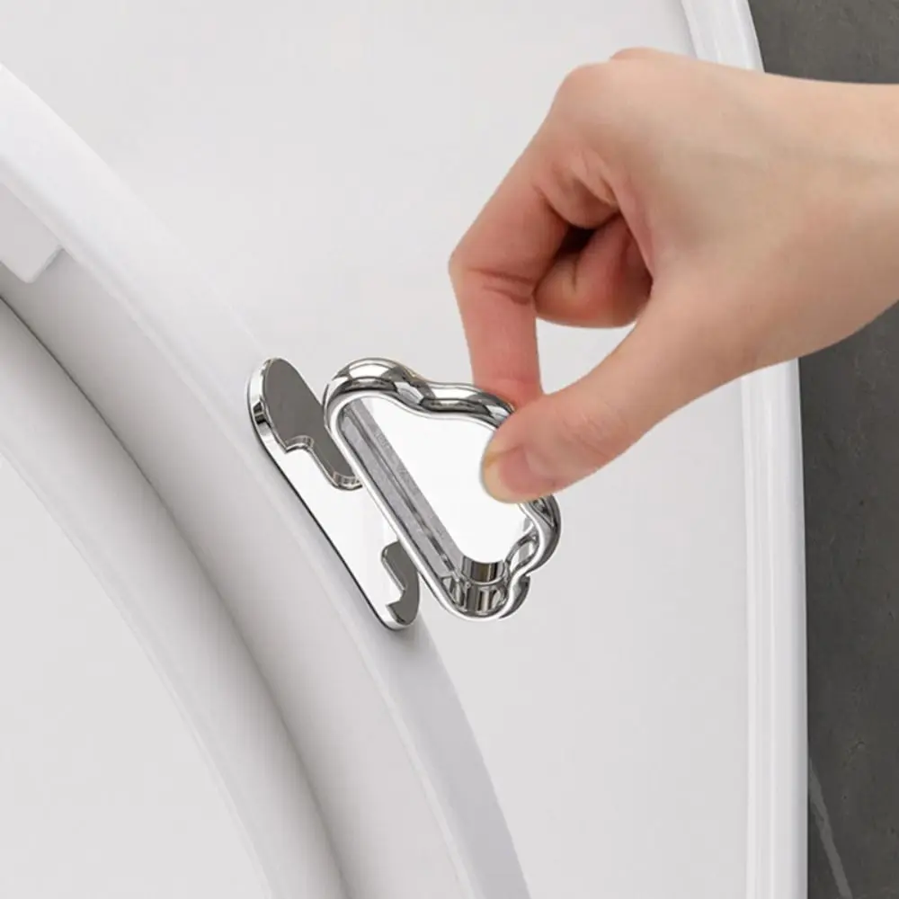 

2pcs Self-Adhesive Toilet Lid Lifter Non-slip Anti-dirty Pot Seat Lifter Avoid Touching Toilet Seat Handle Holder Window