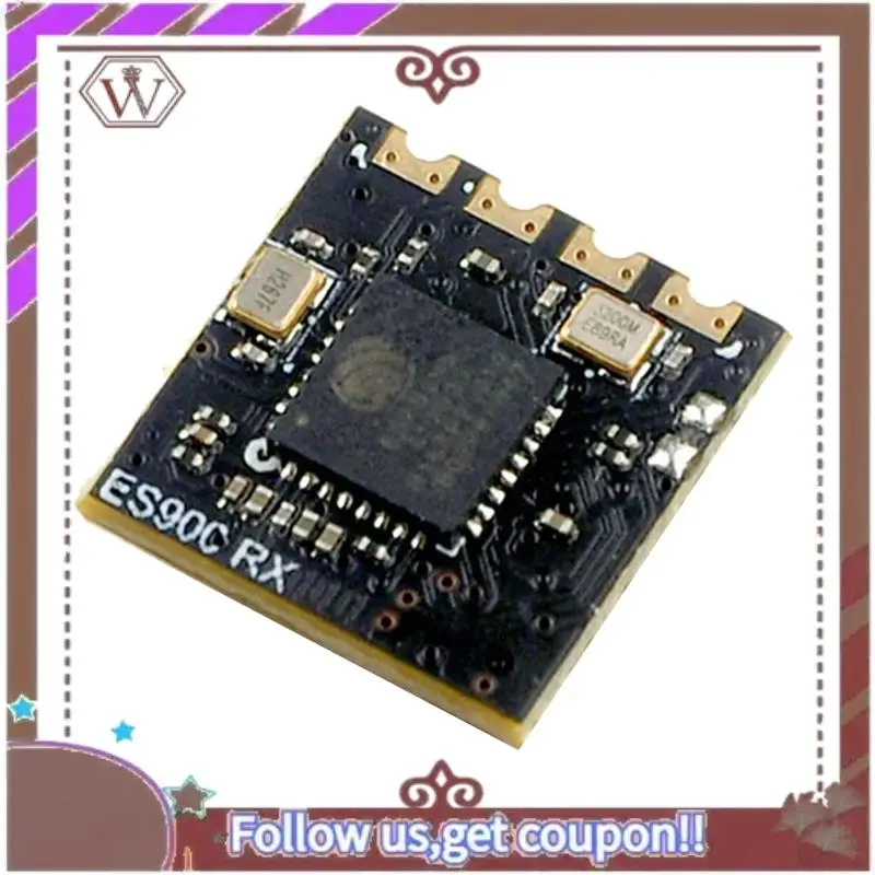 ABBG-ELRS ES900RX Receiver Module ELRS RX Long Range For RC FPV TX16S T12 T18 Drone Quadcopter 868Mhz Easy To Use