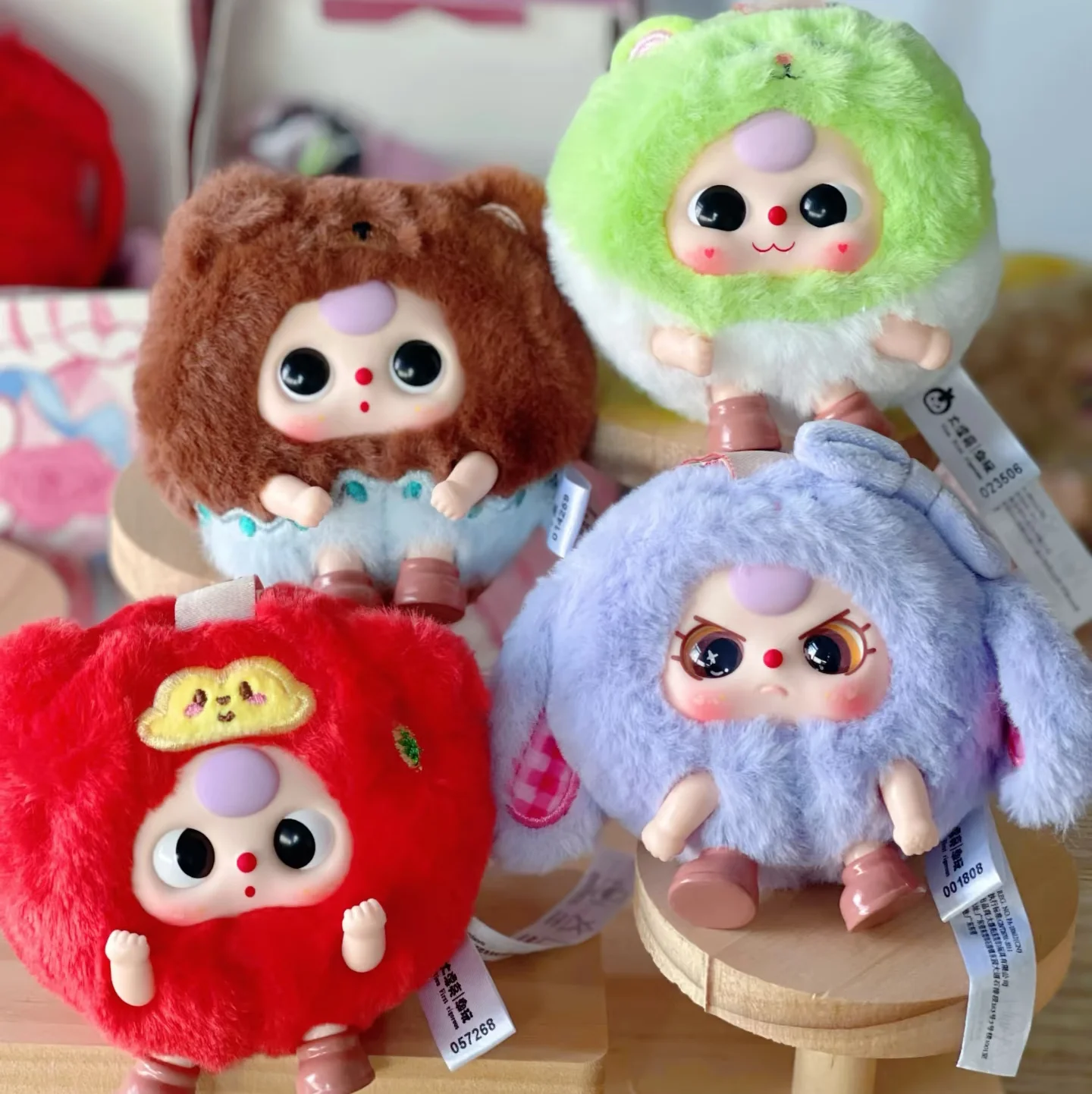 

Baby Three The Creature Is Here Vinyl Face Blind Box Mysterious Box Cute Pendant Doll Keychain Surprise Gift For Kids Collectors