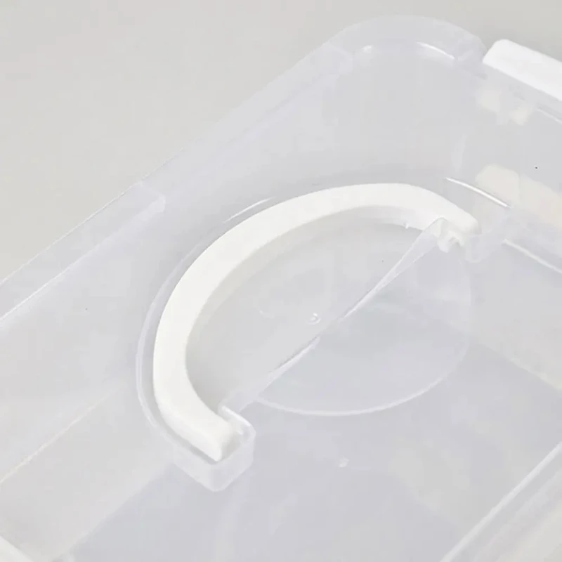 1Pcs New Drawer Table Desk Storage Organizer Transparent 4 Layers Makeup Organizer Box Plastic Stackable Jewelry Container Bins